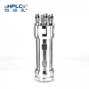 恒譜生液相色譜柱裝填裝置裝柱機(jī)勻漿罐配套一出一單接頭可定制，適用于柱管內(nèi)徑2.1#、3.0#、4.0#、4.6#、10#轉(zhuǎn)接頭