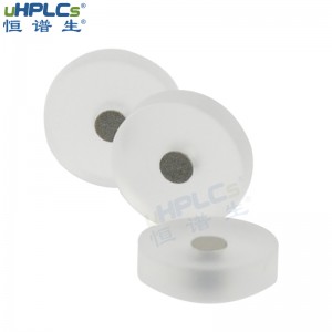 恒譜生超高壓PCTFE液相色譜耗材不銹鋼在線過濾器篩板，OD6.4*ID1.6*H1.6